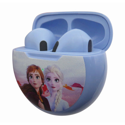 Auriculares inalámbricos Frozen Disney con estuche azul de carga