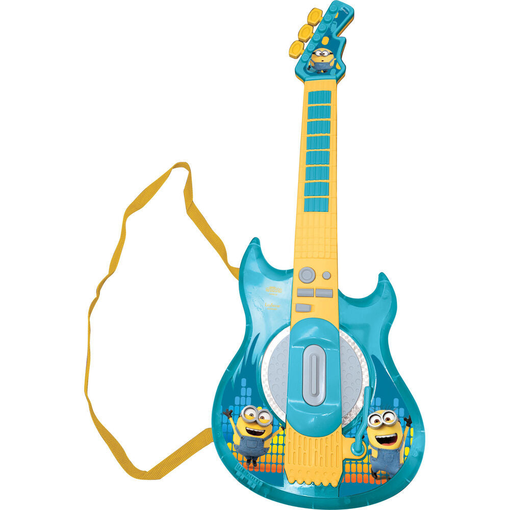 Guitarra electrónica Minions Lexibook azul y amarilla