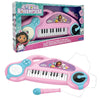 Piano electrónico rosa de Gabby's Dollhouse con micrófono