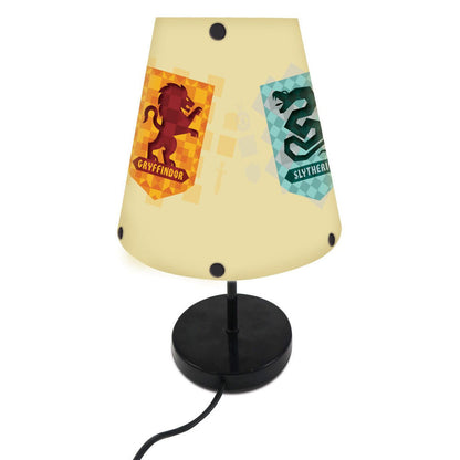 Lámpara de mesa Harry Potter con pantalla de Gryffindor y Slytherin