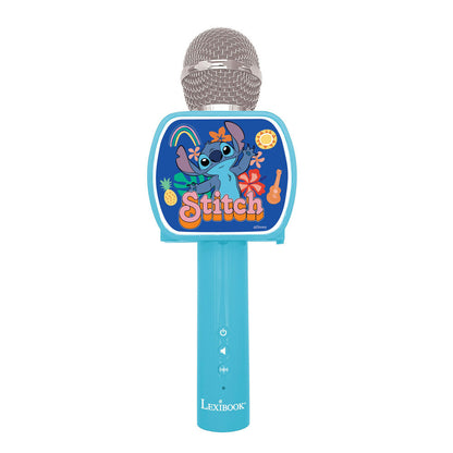 Micrófono Bluetooth azul turquesa de Stitch Disney