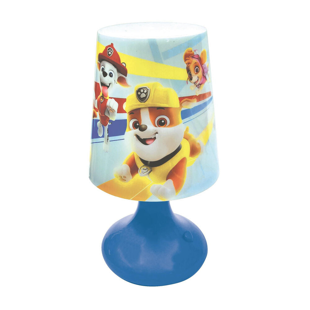 Mini lámpara azul Paw Patrol con personajes de la Patrulla Canina