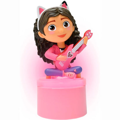 Luz nocturna 3D de Gabby’s Dollhouse con guitarra rosa