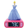 Despertador rosa 3D de Cenicienta Disney con pantalla LCD