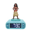 Reloj despertador 3D de Vaiana Disney con pantalla LCD