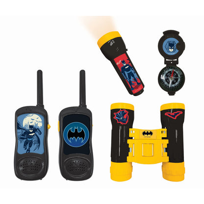 Set aventurero Batman con walkie-talkies, prismáticos, linterna y brújula