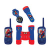 Set aventurero Spider-Man con walkie-talkies, prismáticos, linterna y brújula