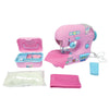 Máquina de coser rosa de Gabby's Dollhouse con maletín y accesorios