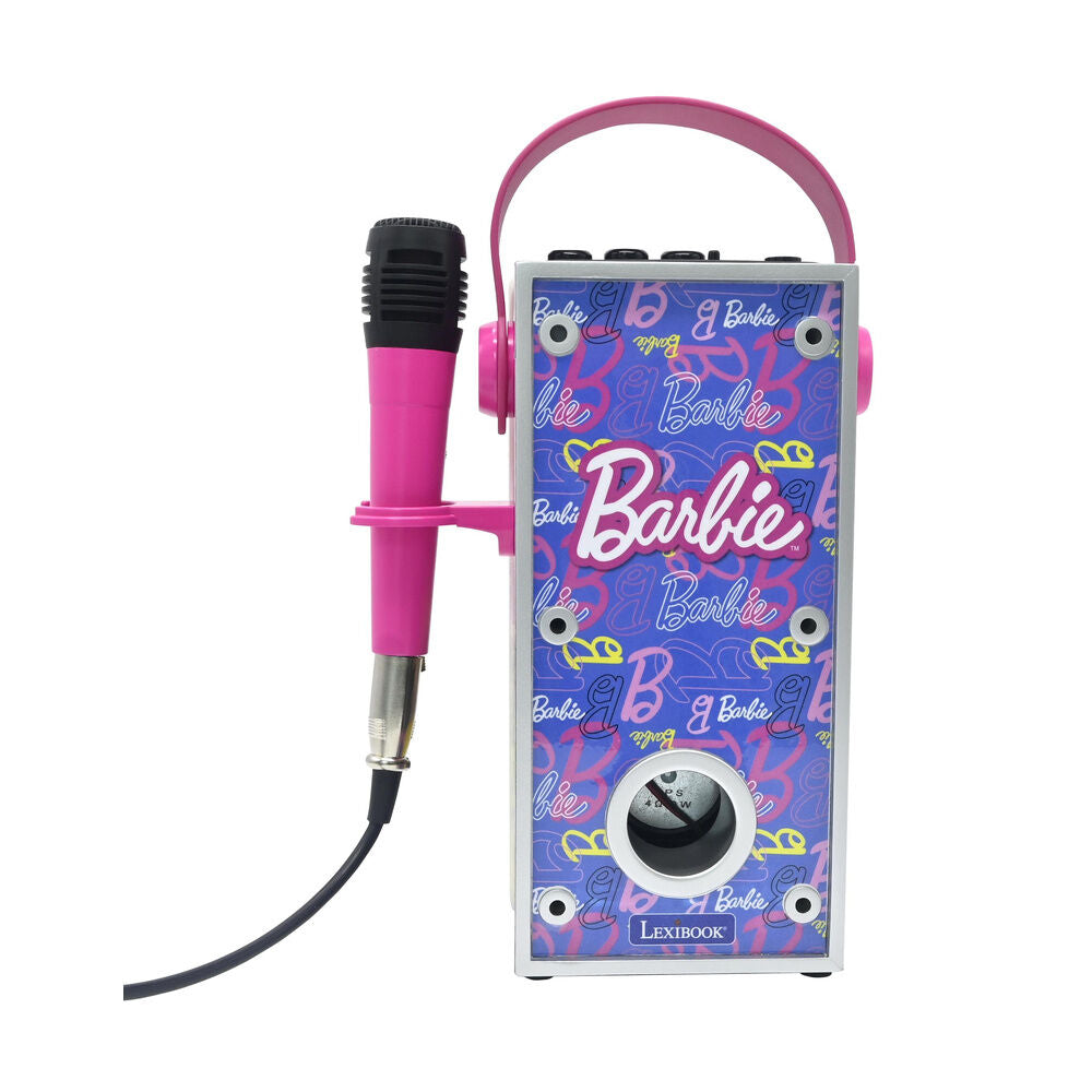 Altavoz Bluetooth luminoso Barbie LEXIBOOK con micrófono rosa - 2