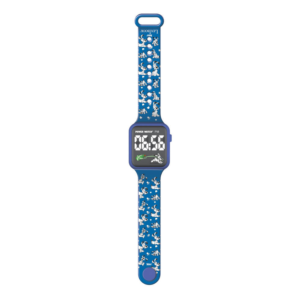 Reloj digital LED azul de Asterix y Obelix con caja amarilla - 2