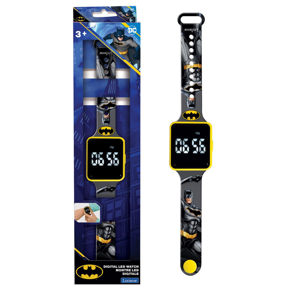 Reloj digital LED Batman DC Comics negro y amarillo - 2