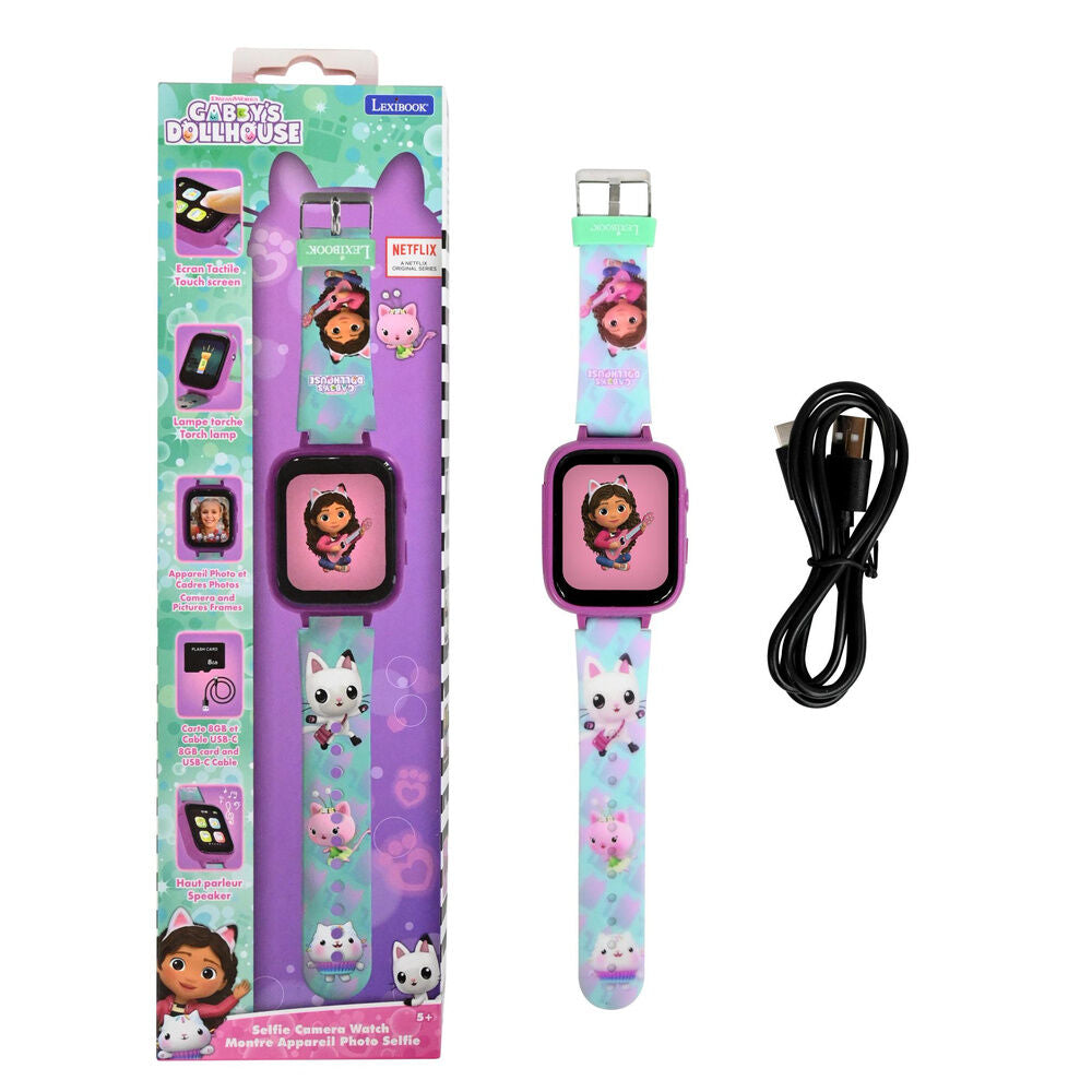 Reloj digital Lexibook de La Casa de Muñecas de Gabby con cámara - 2