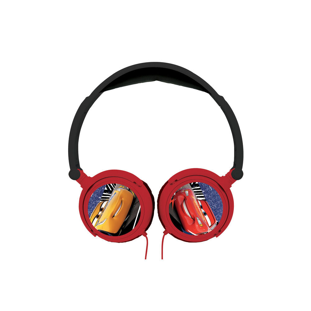 Auriculares plegables rojos y negros de Cars con Rayo McQueen - 2