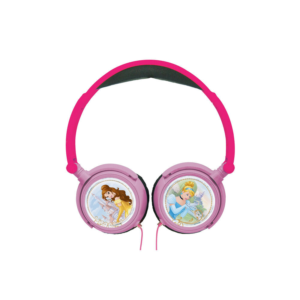 Auriculares rosas plegables de Princesas Disney Lexibook - 2