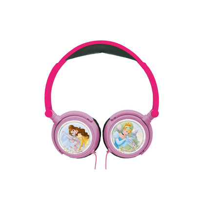 Auriculares rosas plegables de Princesas Disney Lexibook - 2