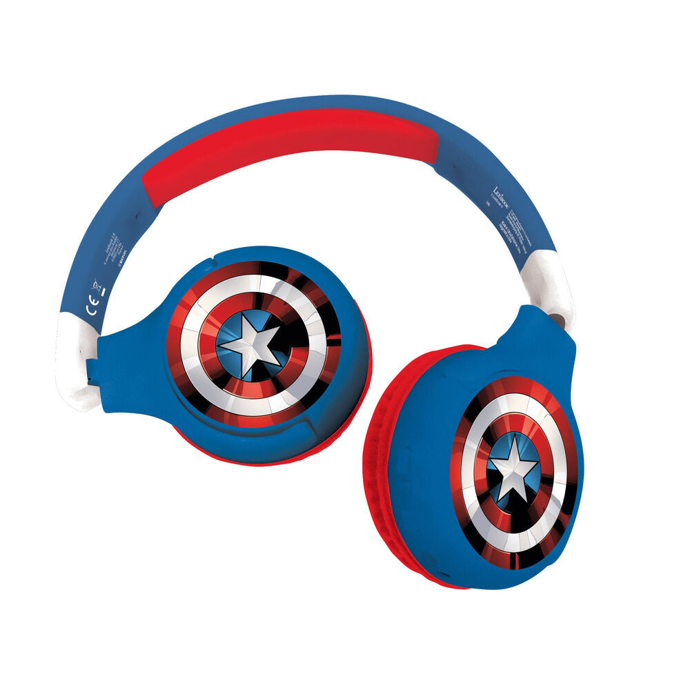 Auriculares plegables azules y rojos de Los Vengadores Marvel - 2