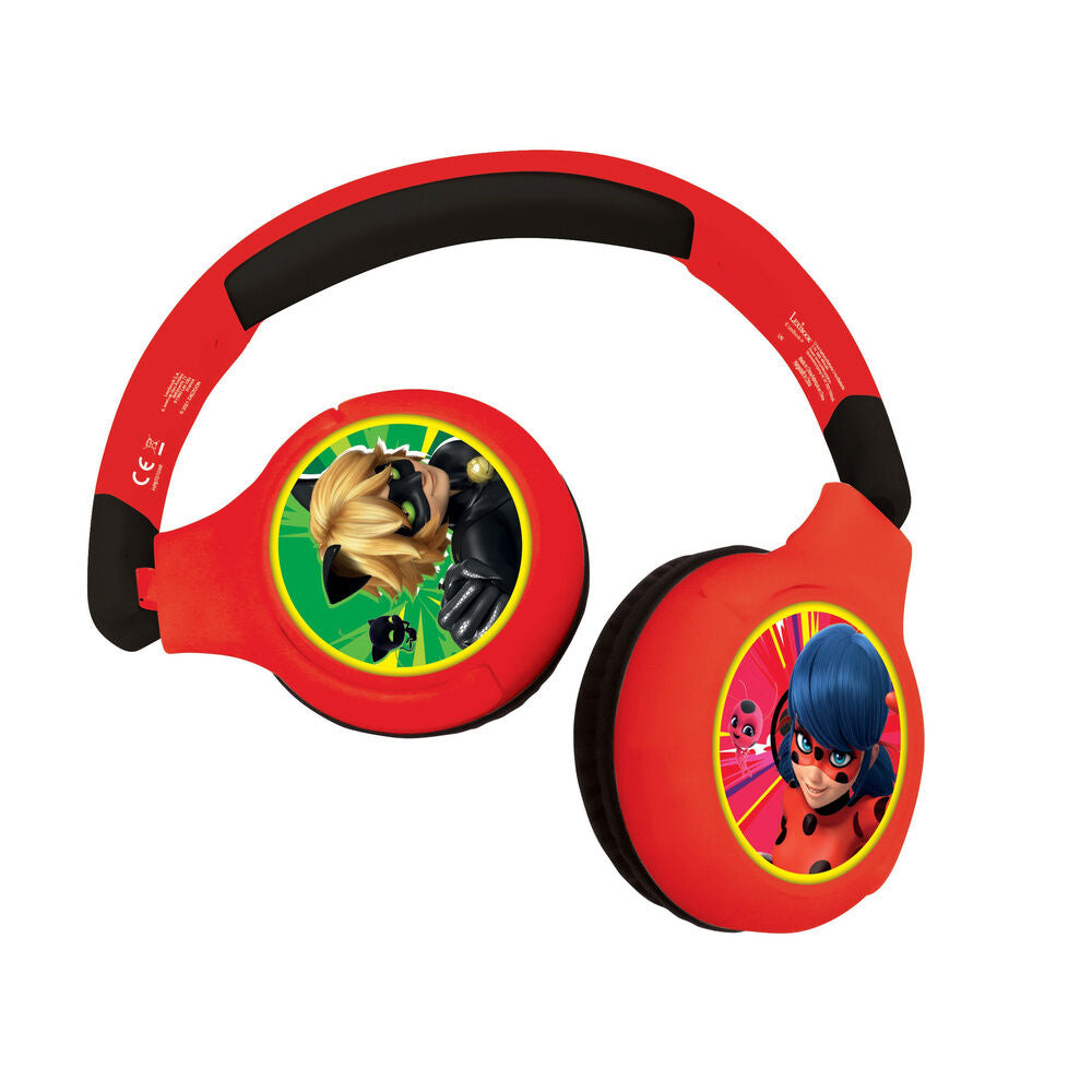 Auriculares plegables rojos Ladybug Prodigiosa con cable - 2