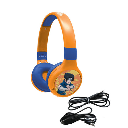 Auriculares plegables Naruto Shippuden naranjas y azules - 2