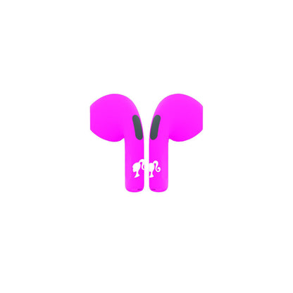 Auriculares inalámbricos Barbie rosas con estuche de carga - 2