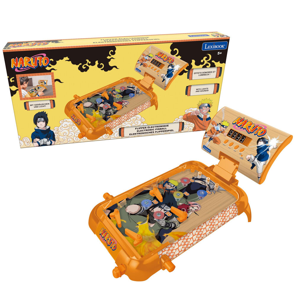 Pinball electrónico de mesa Naruto Shippuden con cuatro flippers - 2