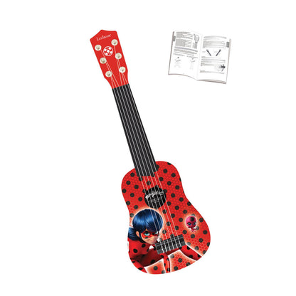 Guitarra infantil Lexibook Ladybug roja con lunares negros - 2