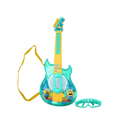 Guitarra electrónica Minions Lexibook azul y amarilla - 2