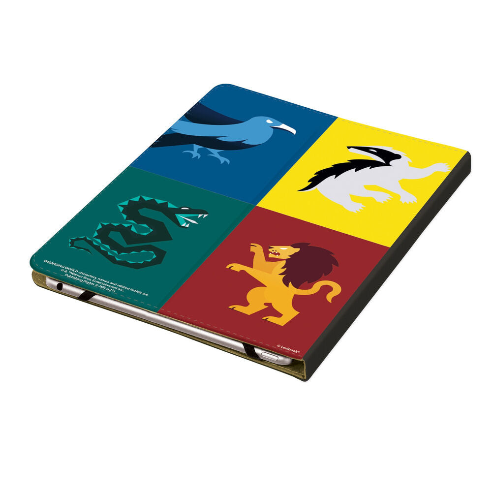 Funda de tablet Harry Potter con las cuatro casas de Hogwarts - 2
