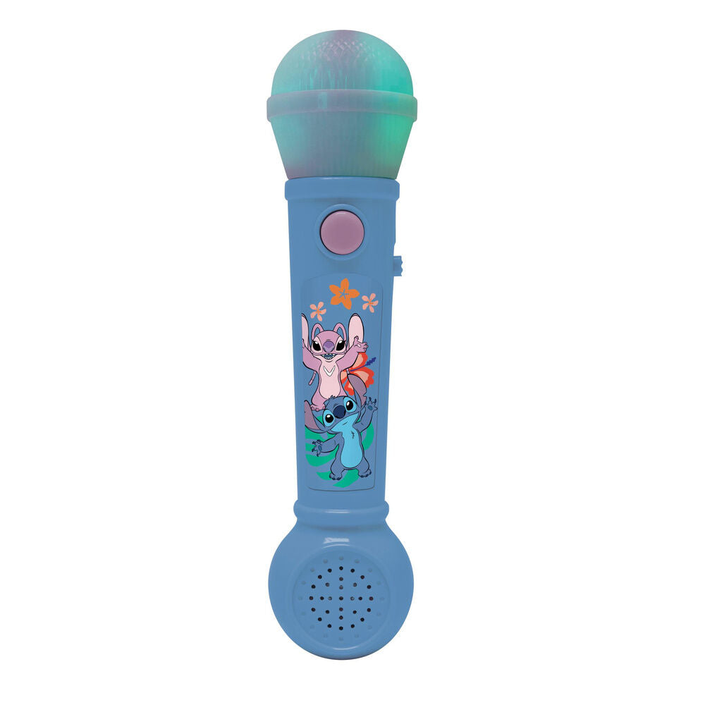 Micrófono luminoso azul de Stitch Disney con altavoz - 2