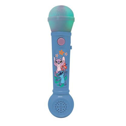 Micrófono luminoso azul de Stitch Disney con altavoz - 2