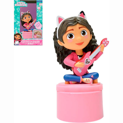 Luz nocturna 3D de Gabby’s Dollhouse con guitarra rosa - 2
