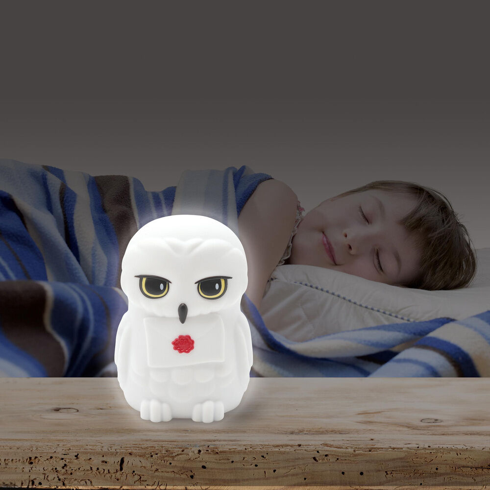 Luz nocturna 3D de Hedwig Harry Potter blanca - 2