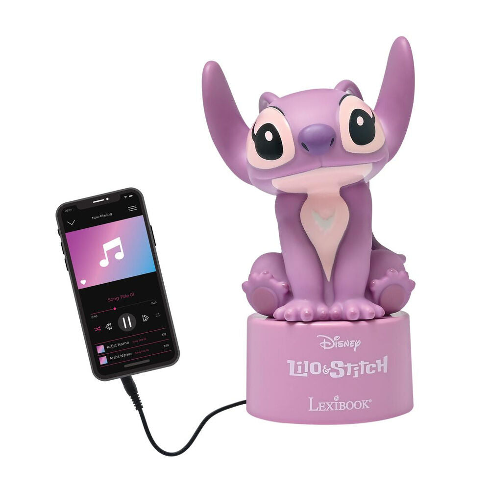 Luz nocturna con altavoz de Angel de Lilo & Stitch Disney - 2