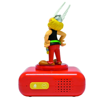 Reloj despertador rojo LEXIBOOK con figura 3D de Astérix - 2