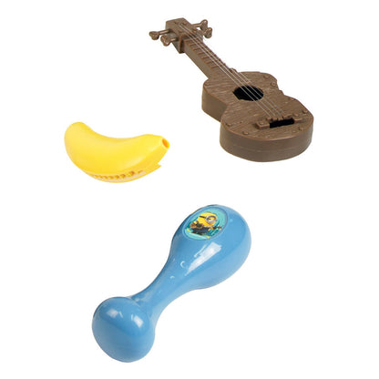 Estuche Stuart Minions con maraca, mini ukelele y armónica de plátano - 2