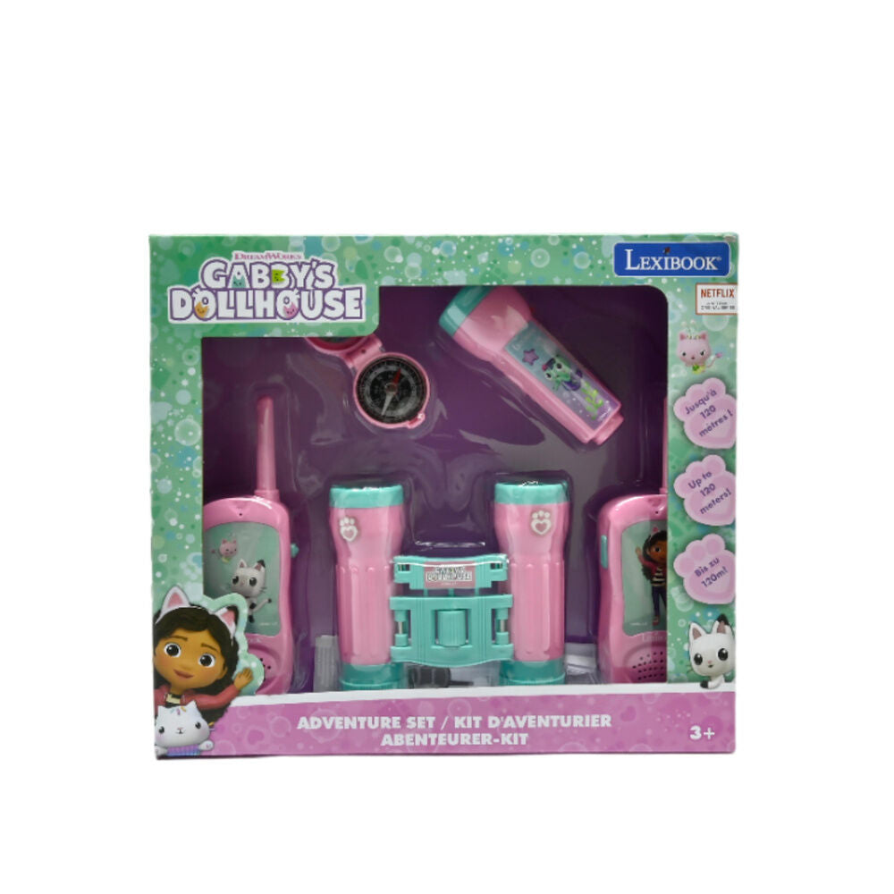 Set aventurero de Gabby con walkie-talkies, prismáticos, linterna y brújula - 2