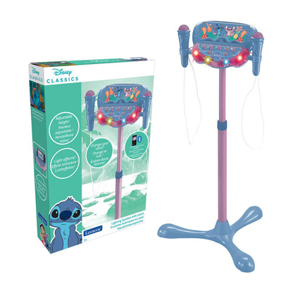 Micrófono karaoke Stitch Disney con dos micrófonos y soporte ajustable - 2