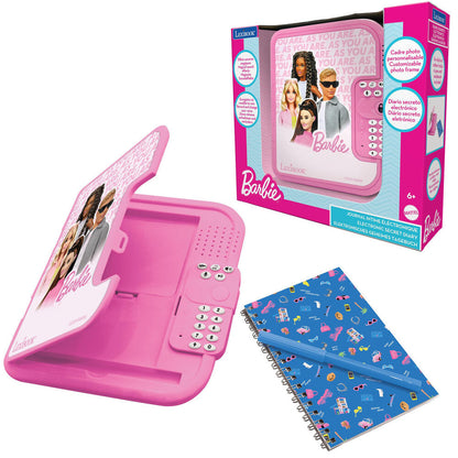 Diario electrónico rosa Barbie Lexibook con cuaderno y bolígrafo - 2