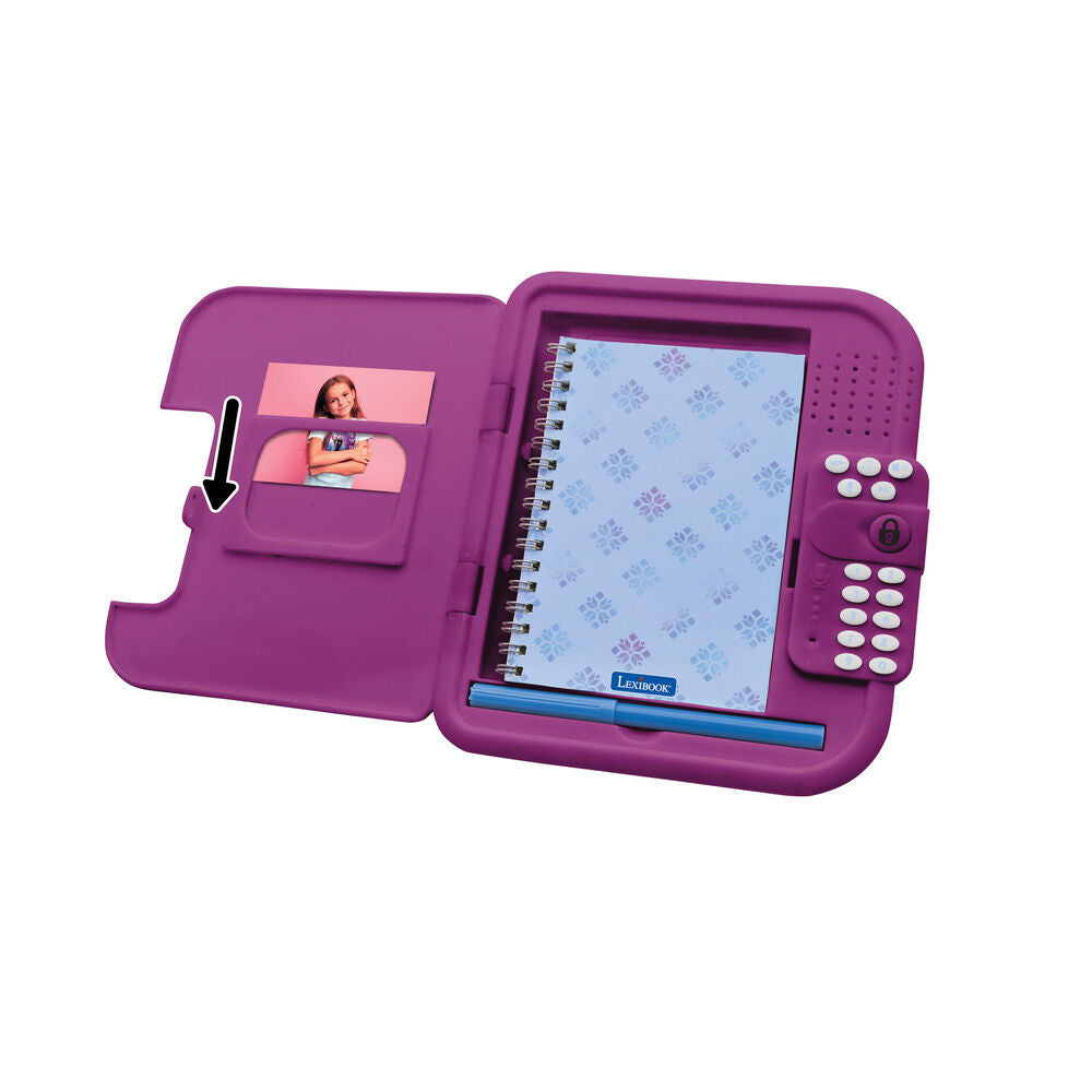 Diario electrónico Frozen Disney LEXIBOOK con cuaderno y bolígrafo - 2