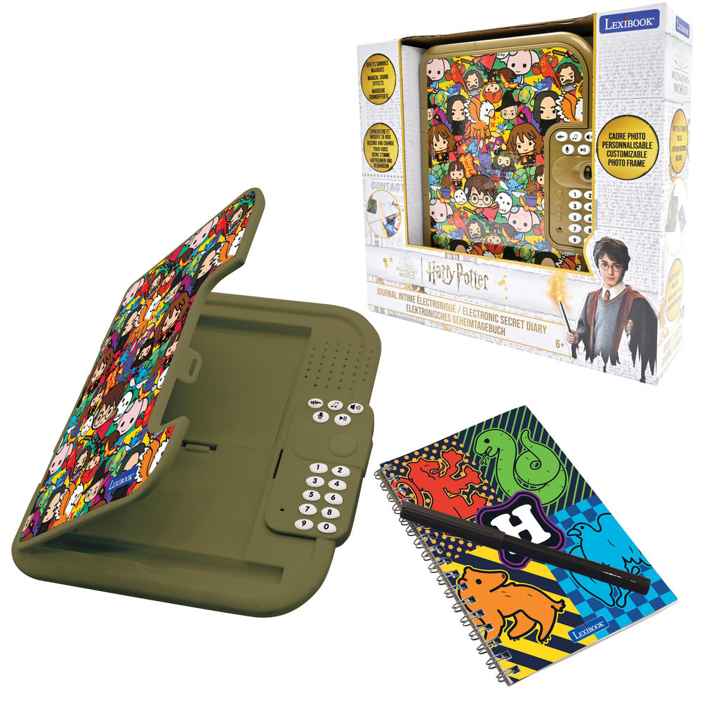 Diario electrónico Harry Potter Lexibook con cuaderno y bolígrafo - 2