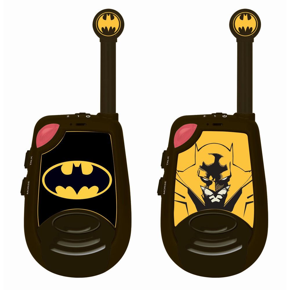 Walkie-talkies digitales Batman DC Comics negros y amarillos - 2
