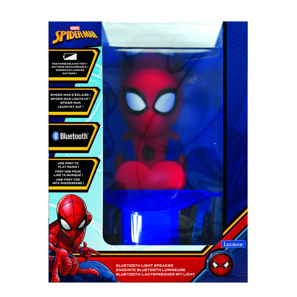 Altavoz Bluetooth luminoso de Spider-Man Marvel LEXIBOOK - 2