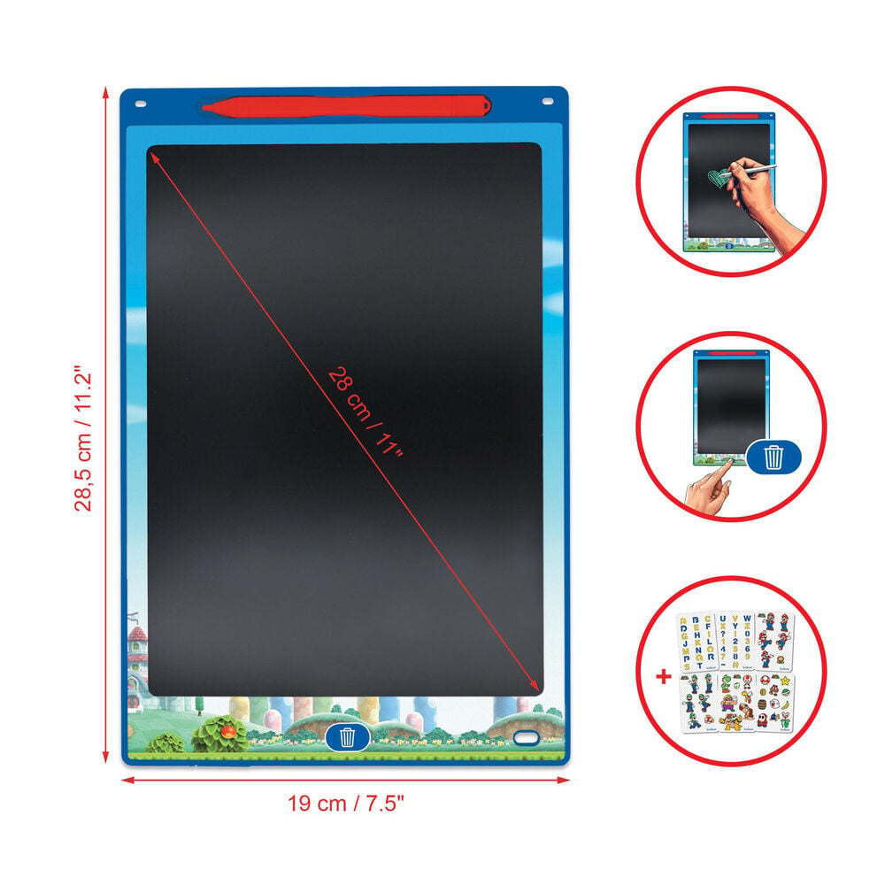 Tableta de tinta electrónica LEXIBOOK Super Mario Bros con lápiz óptico y plantillas - 3