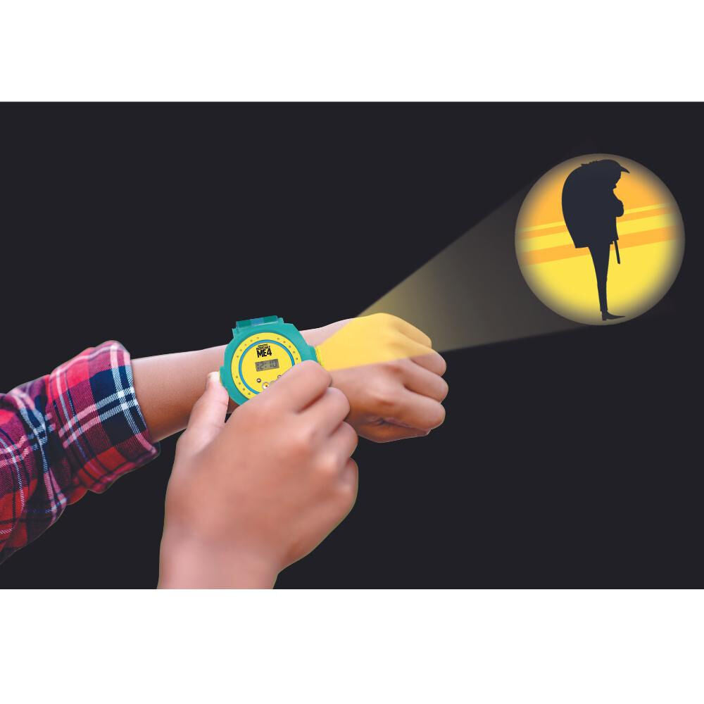 Reloj digital proyector Minions Lexibook azul y amarillo - 3