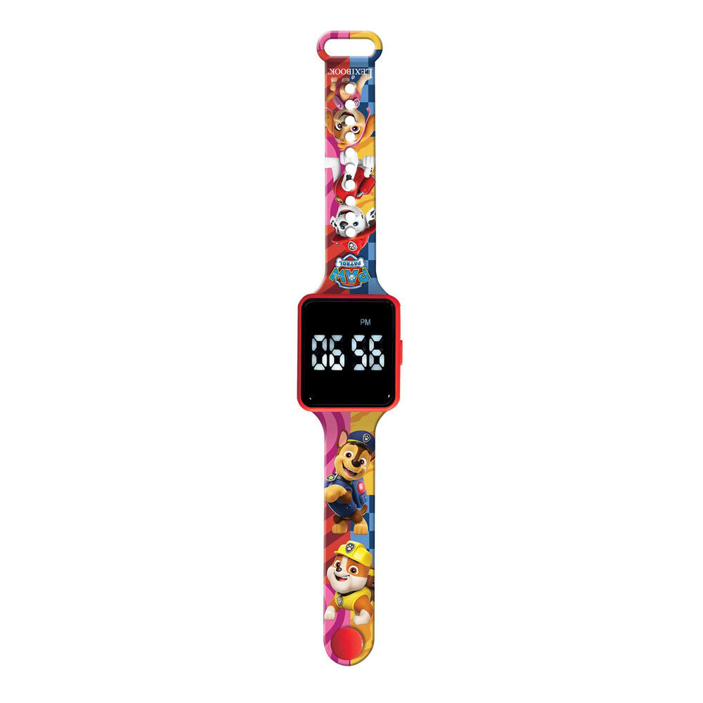 Reloj digital LED Paw Patrol con correa colorida - 3