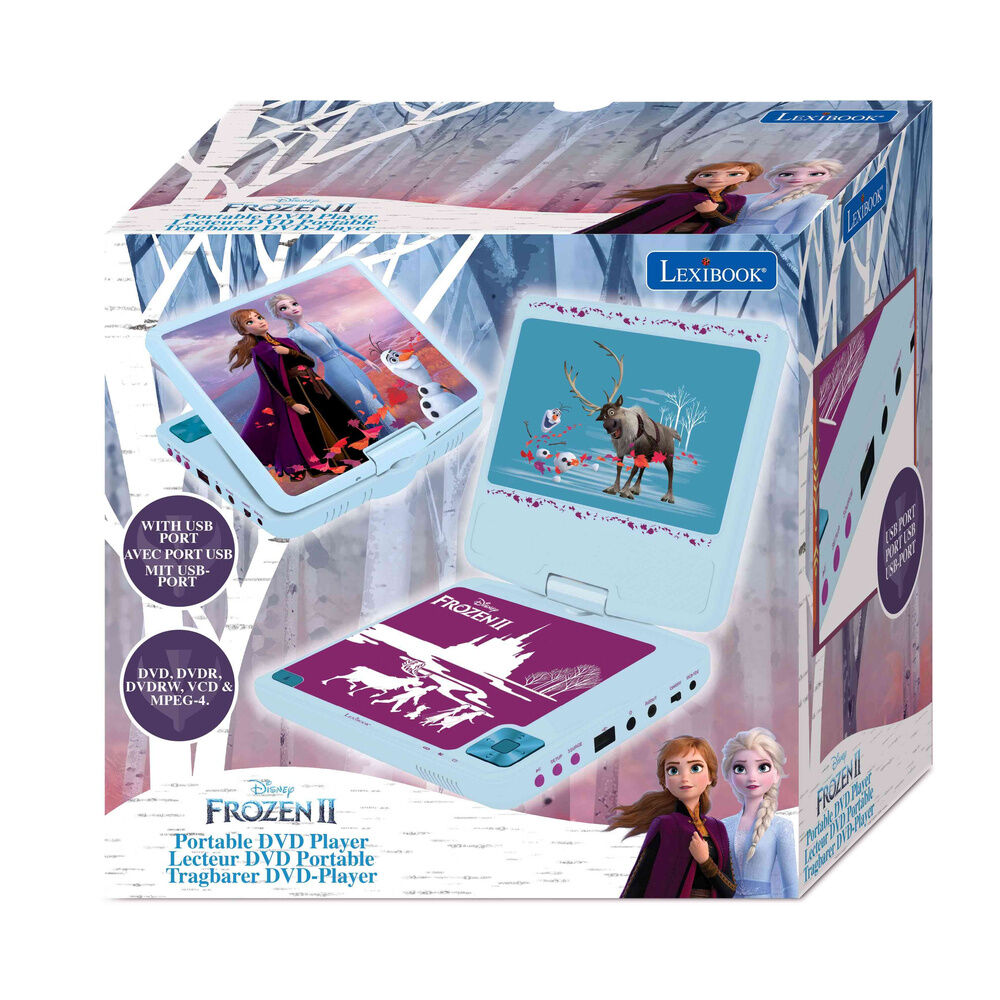 Reproductor DVD portátil LEXIBOOK Frozen II con pantalla giratoria - 3