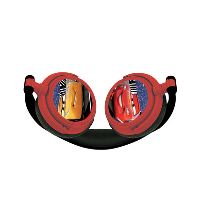 Auriculares plegables rojos y negros de Cars con Rayo McQueen - 3