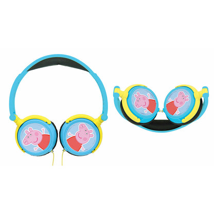 Auriculares plegables Peppa Pig de Lexibook en azul y amarillo - 3