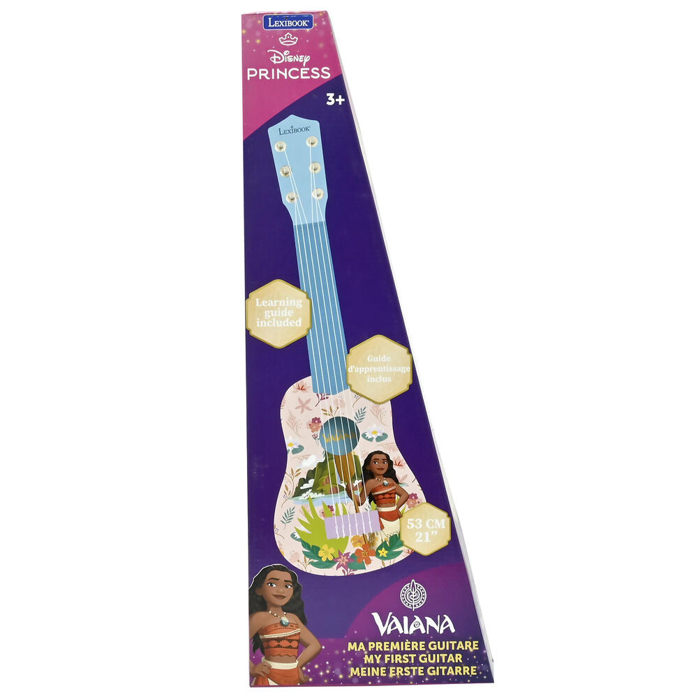 Guitarra infantil de Vaiana Disney con diseño tropical - 3