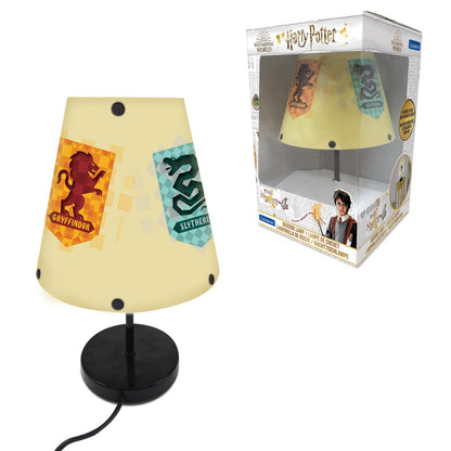 Lámpara de mesa Harry Potter con pantalla de Gryffindor y Slytherin - 3