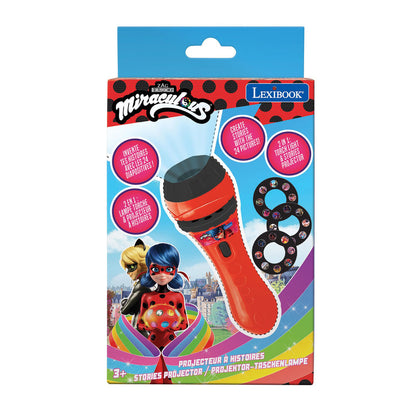 Linterna proyector roja de Ladybug LEXIBOOK con tres discos - 3